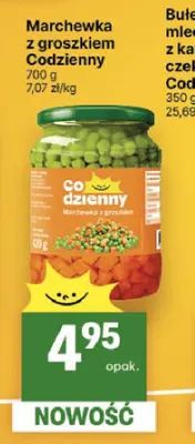 Marchewka z groszkiem Codzienny promocja w Delikatesy Centrum