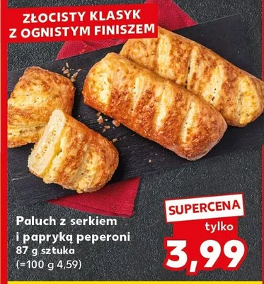 Paluch z serkiem i papryką peperoni 120g promocja w Kaufland