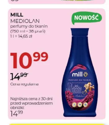 Perfumy do tkanin Mediolan Mill promocja w Drogerie Jawa
