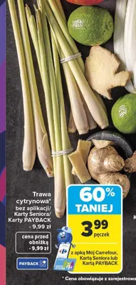 Trawa cytrynowa promocja w Carrefour Market