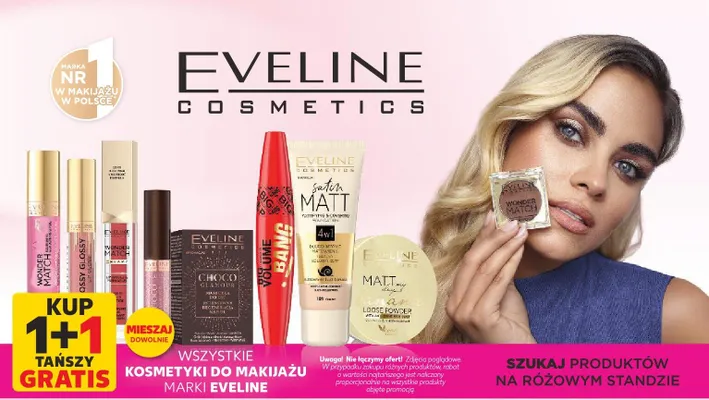 Kosmetyki do makijażu Eveline promocja w Kaufland