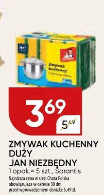 Zmywak kuchenny duży Jan Niezbędny promocja w Chata Polska