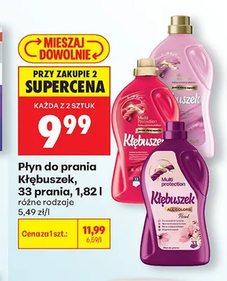Płyn do prania Kłębuszek All Colors promocja w Biedronka