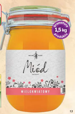Miód wielokwiatowy Królowa Pszczół promocja w Dino