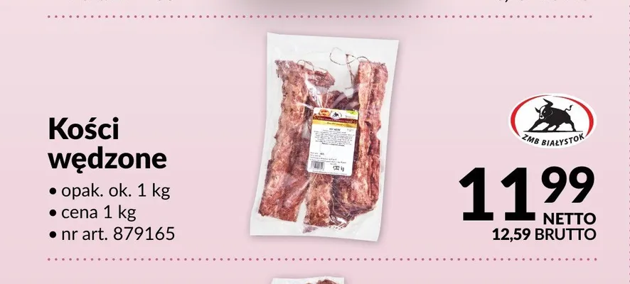 Kości wędzone ZMB Białystok promocja w Makro