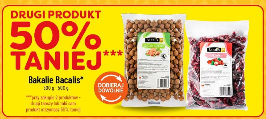 Orzechy laskowe Bacalis promocja w POLOmarket