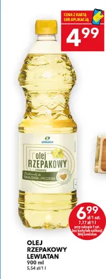 Olej rzepakowy Lewiatan promocja w LEWIATAN