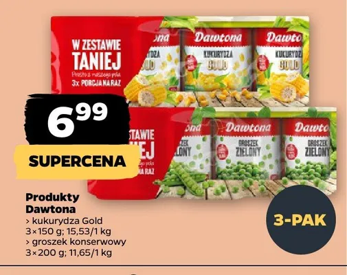 Kukurydza konserwowa Gold 3x150 g promocja w Netto