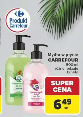 Mydło w płynie Carrefour promocja w Carrefour Market
