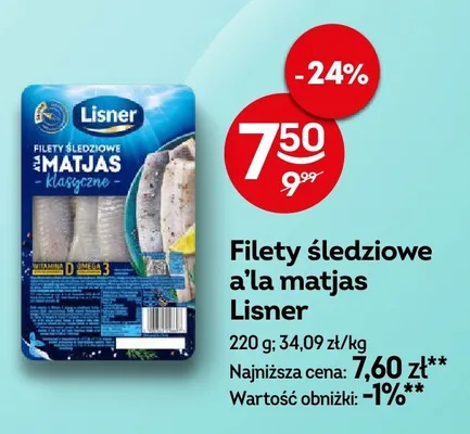 Filety śledziowe a'la matjas promocja w Żabka