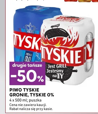 Piwo bezalkoholowe Tyskie 4-pak promocja w Stokrotka