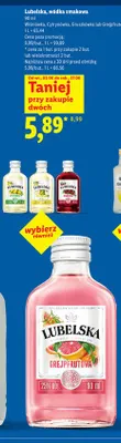 Wódka smakowa Lubelska Cytrynówka promocja w Lidl