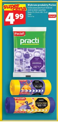 Worki na śmieci zapachowe Paclan Bunny 35 l promocja w TOPAZ