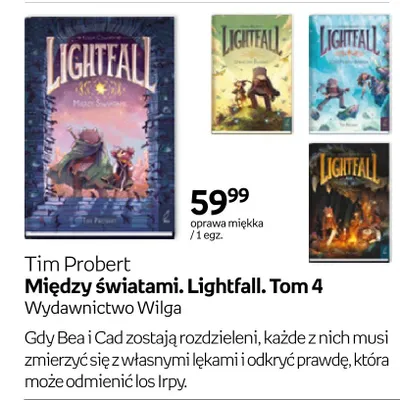 Książka Między światami. Lightfall. Tom 4 Tim Probert promocja w Empik