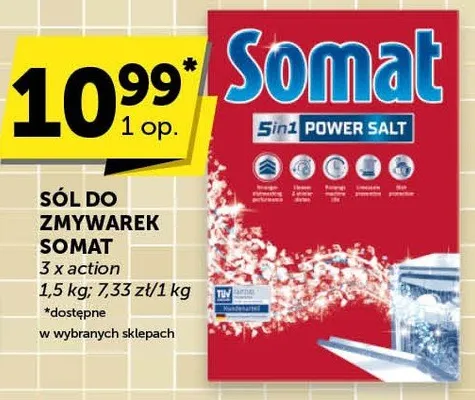 Sól do zmywarek 3 x action promocja w Groszek