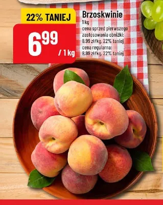 Brzoskwinie promocja w POLOmarket