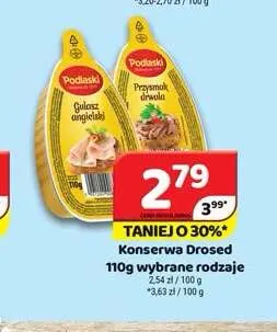 Konserwa Podlaski gulasz angielski promocja w Delfin