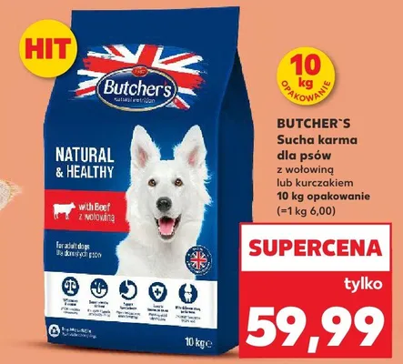 Karma sucha dla psów z kurczakiem 10kg  promocja w Kaufland