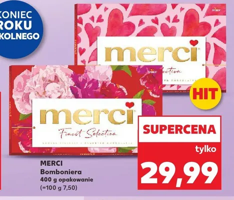 Bomboniera Merci Finest Selection promocja w Kaufland