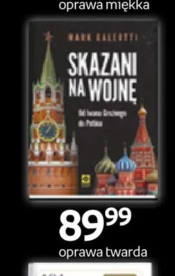 Książka Skazani na wojnę oprawa twarda promocja w Empik