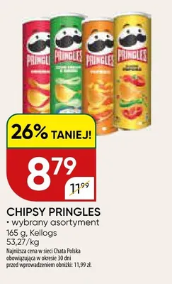 Chipsy Pringles promocja w Chata Polska