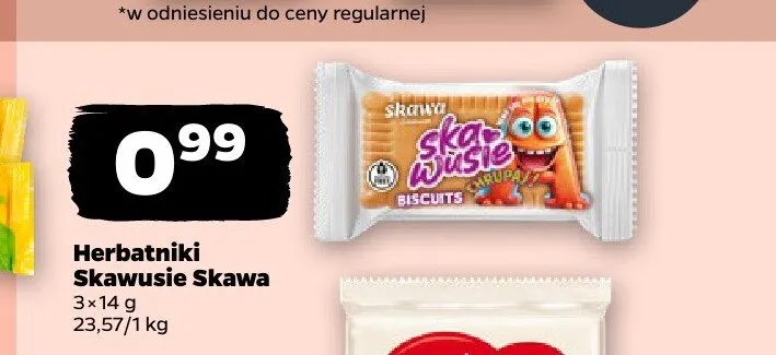 Herbatniki Skawusie Skawa promocja w Netto