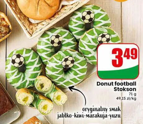 Donut football Stokson promocja w Dino