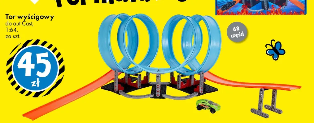 Tor wyścigowy do aut Cast, 1:64 promocja w Tedi