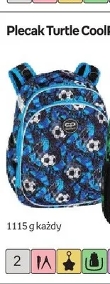 Plecak Turtle CoolPack Football promocja w Empik