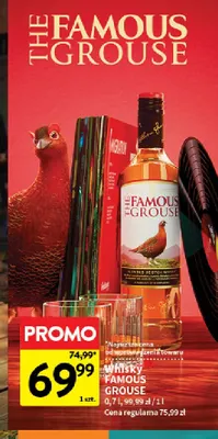 Whisky The Famous Grouse promocja w Intermarche