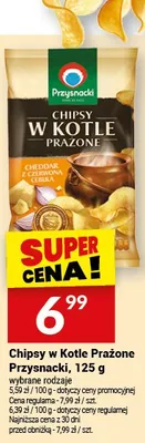 Chipsy w kotle prażone przysnacki, 125g promocja w Twój Market
