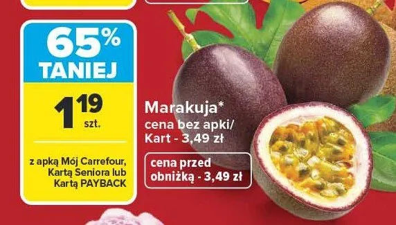 Marakuja promocja w Carrefour Market