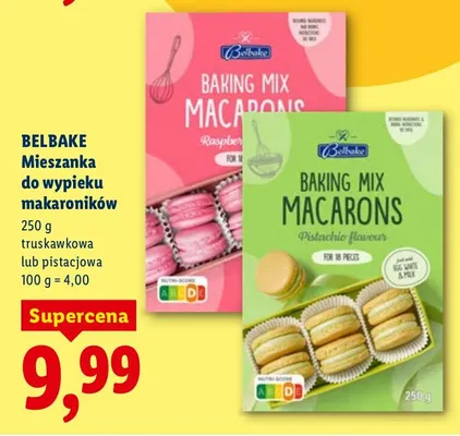 Mieszanka pistacjowa do wypieku makaroników  promocja w Lidl