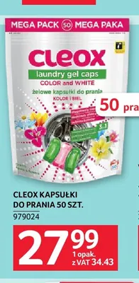 Kapsułki do prania Cleox promocja w Selgros