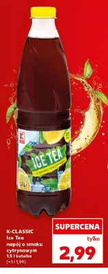 Napój Ice Tea o smaku cytrynowym K-Classic promocja w Kaufland