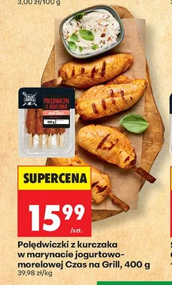 Polędwiczki z kurczaka w marynacie jogurtowo-morelowej Czas na Grill promocja w Biedronka