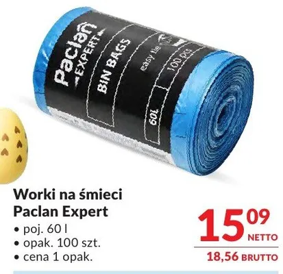 Worki na śmieci Paclan Expert promocja w Makro