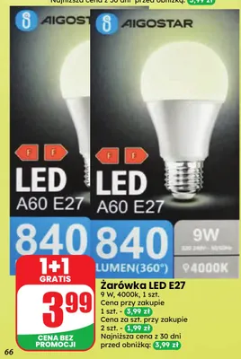 Żarówka led e27 10.5w Osram promocja w Dino