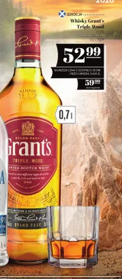 Whisky Grant's Triple Wood promocja w POLOmarket