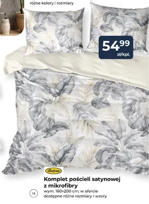 Komplet poœcieli satynowej z mikrofibry 160x200 cm Eurofirany promocja w PSB Mrówka