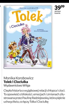 Książka Tolek i Ciociulka promocja w Empik