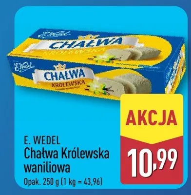 Chałwa Królewska waniliowa promocja w Aldi