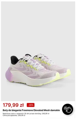 Buty do biegania Freemove Elevated Mesh damskie 4F promocja w 4F