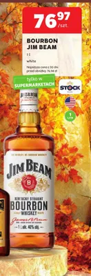 Bourbon Jim Beam White promocja w Stokrotka