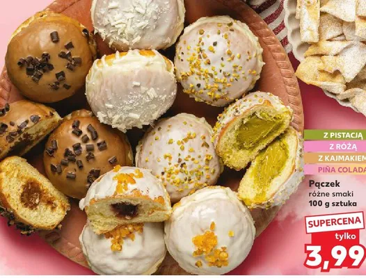 Pączek różne smaki promocja w Kaufland