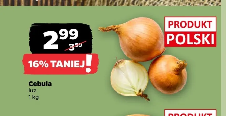 Cebula promocja w Netto