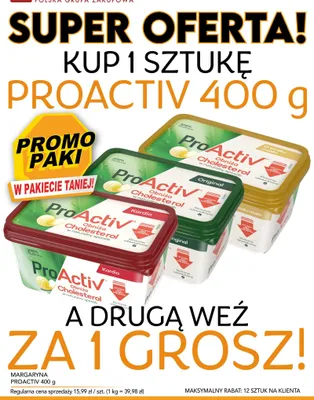 Margaryna ProActiv Original promocja w Kupiec