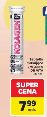Tabletki musujące kolagen promocja w Carrefour Market