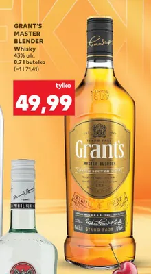Whisky Grant's Master Blender promocja w Kaufland