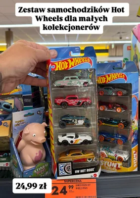 Zestaw samochodzików Hot Wheels Stunt Tracks 5-pak promocja w Biedronka